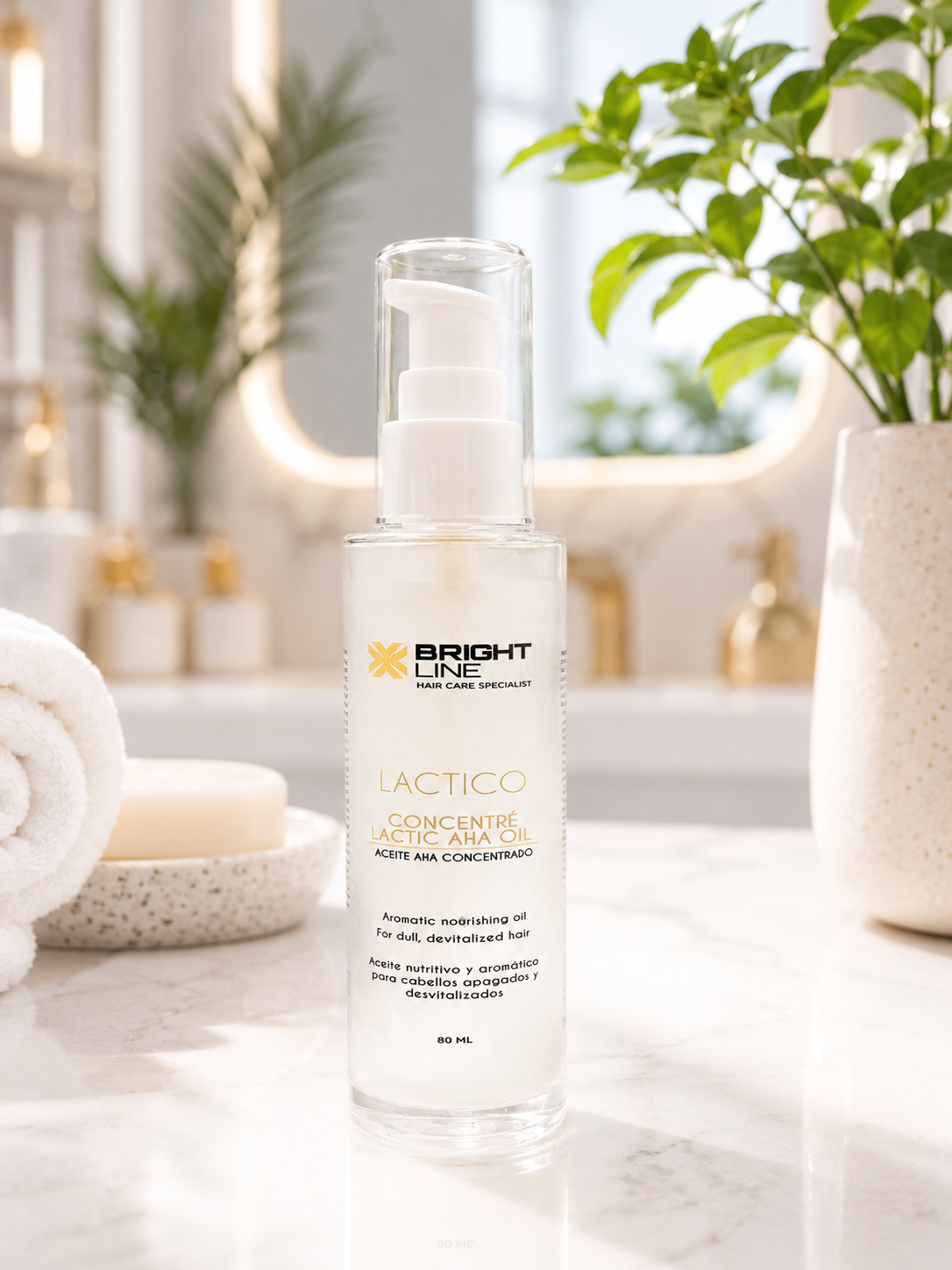 Yogurt Lactic Hair Serum for Shine & Split End Repair