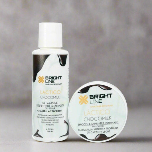 Choco Milk Travel Set with Shampoo and Deep NutriMask – Sergio Beauty