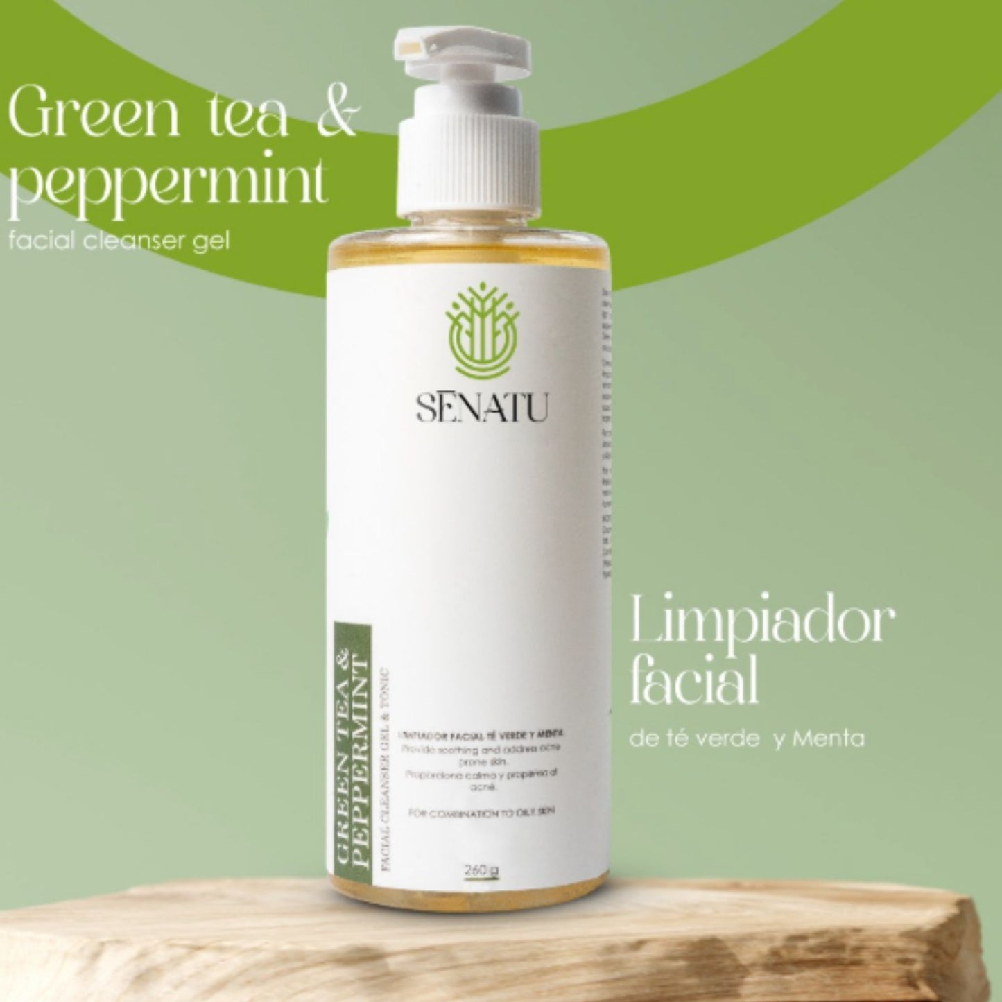 Green Tea & Peppermint Facial Cleanser