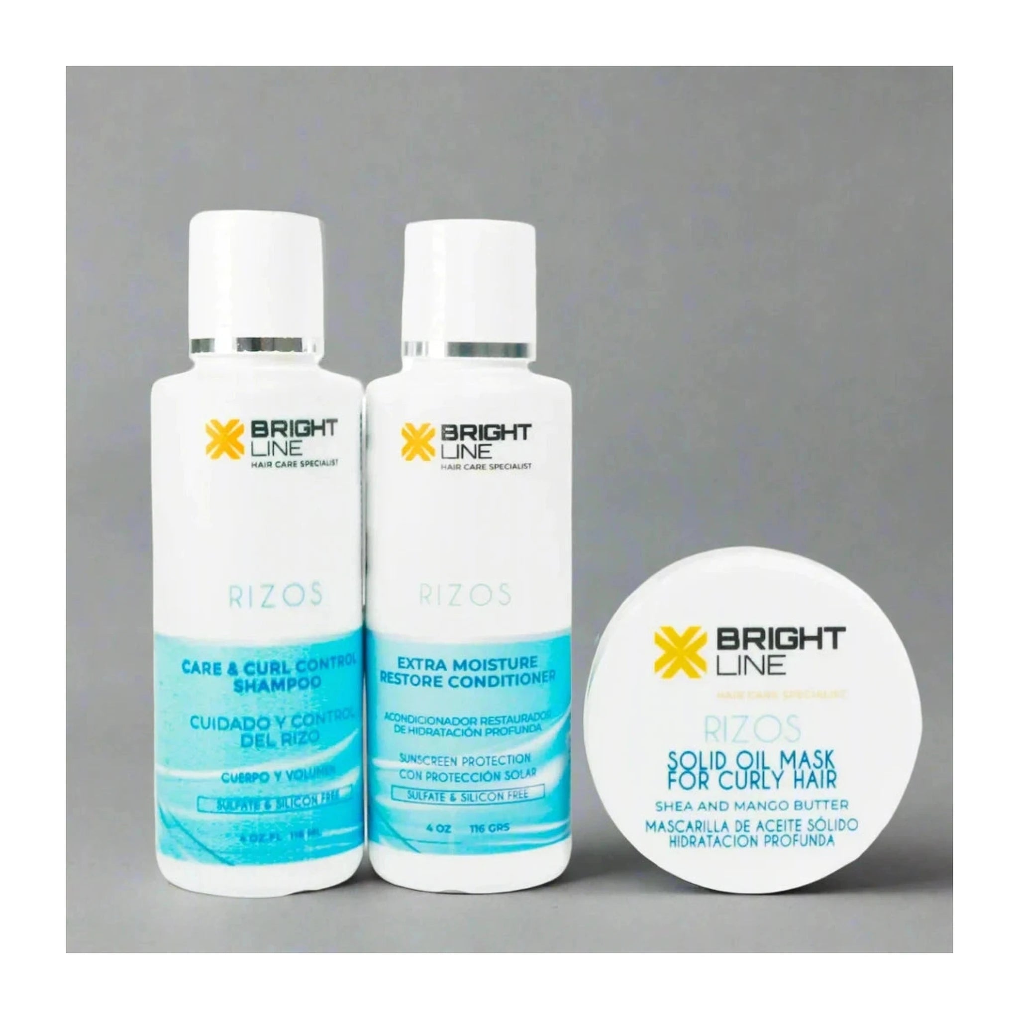 Curly Hair Travel Set with Shampoo, Conditioner, and Curl Cream – Sergio Beauty